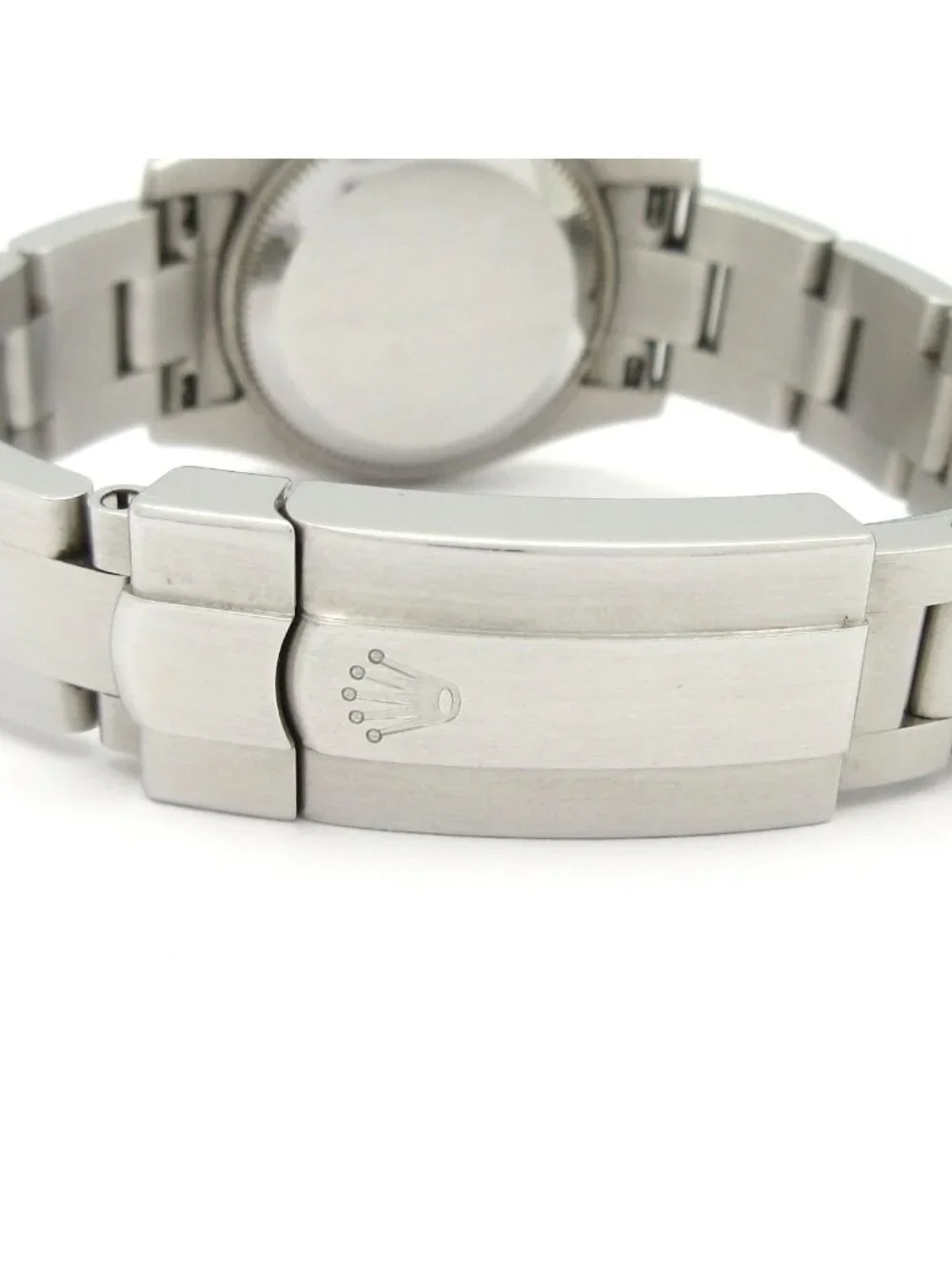 Rolex Watch Oyster Perpetual SS 11 Frames 1 Remaining Frame Roulette Dial Satin